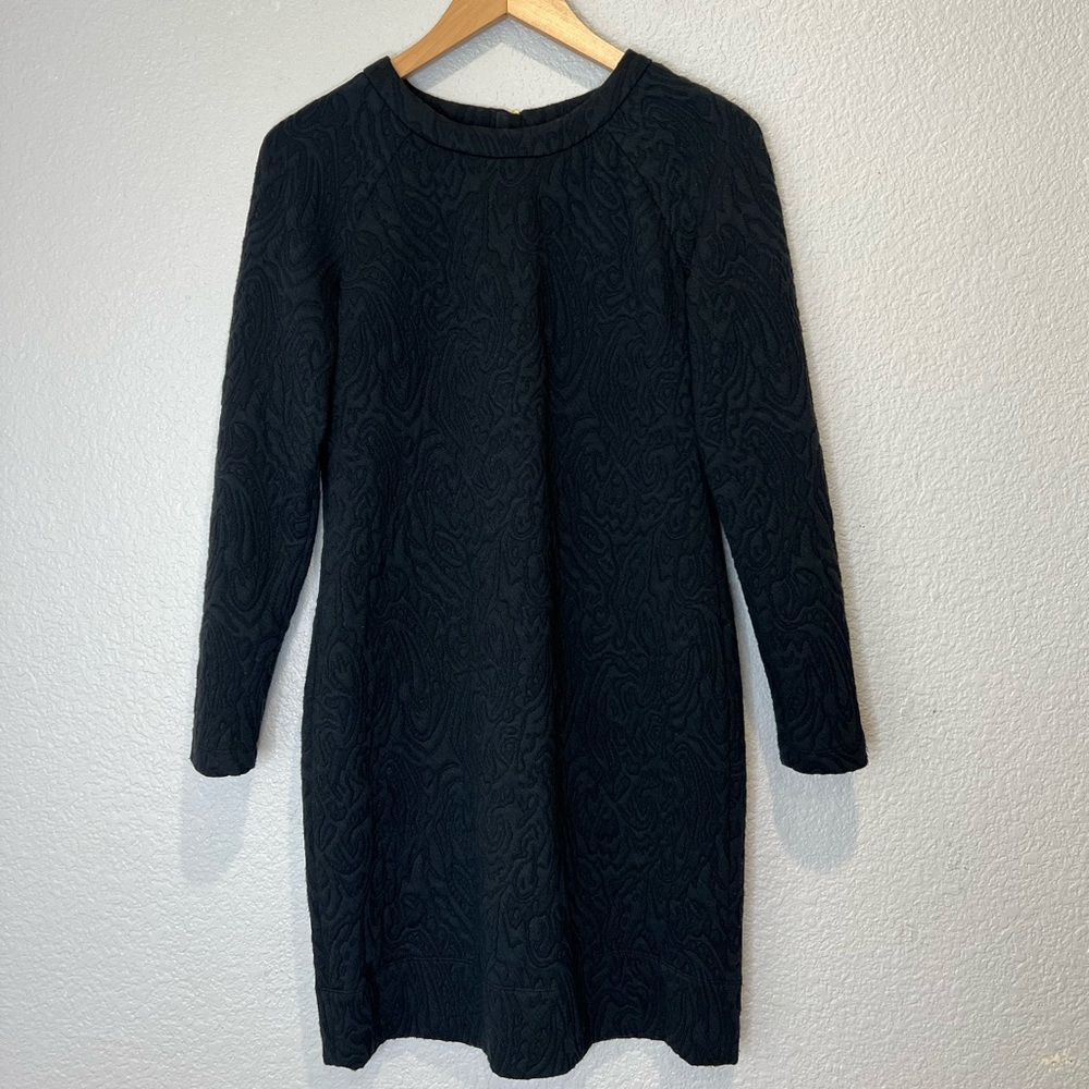 Banana Republic Black Soft Brocade Dress, 6